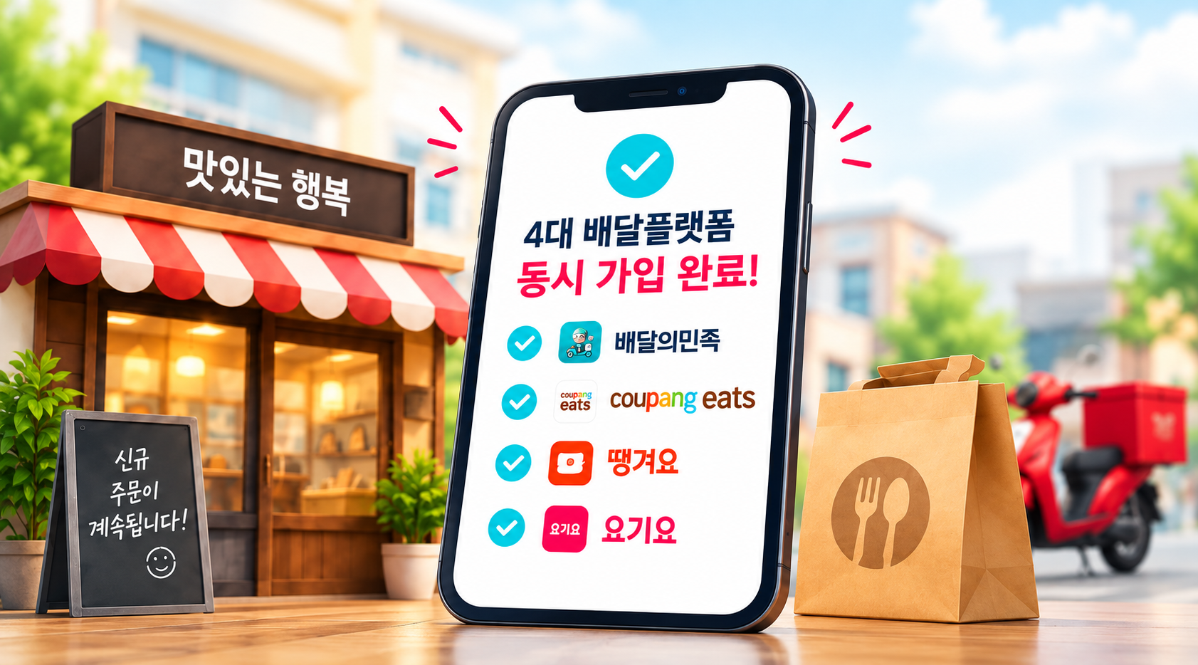 배달플랫폼 동시가입
